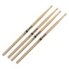 Promark Rebound 5B Hickory Drumsticks Acorn Wood Tip, 2 Pair Value Bundle