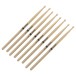 Promark Rebound 5B Hickory Drumsticks Acorn Wood Tip, 4 Pair Value Bundle