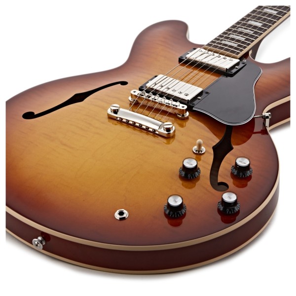 Gibson ES-335 Figured, Iced Tea #235440044 - lower bout