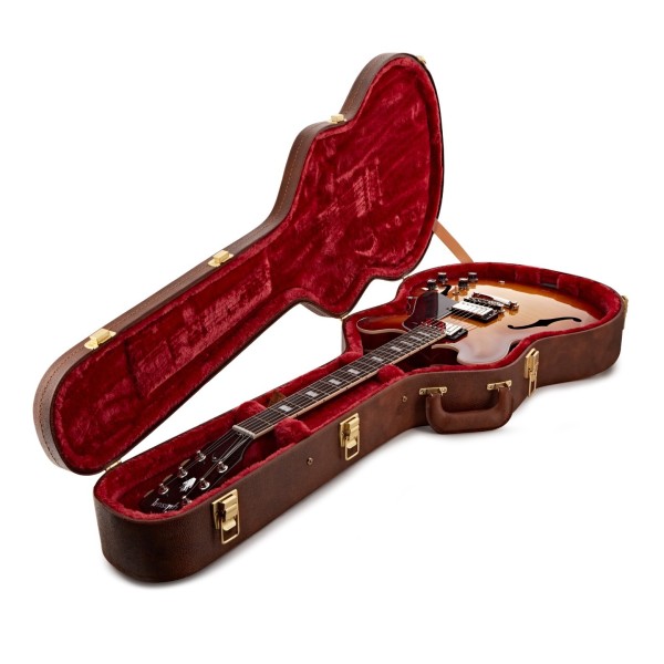 Gibson ES-335 Figured, Iced Tea #235440044 - in case