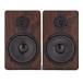 AVCOM Contemporary Turntable with Amplifier and Speakers, Walnut