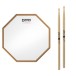 RealFeel Evans Attacktile Mountable Drum Pad & Promark 5B Hickory Sticks, 10 Inch