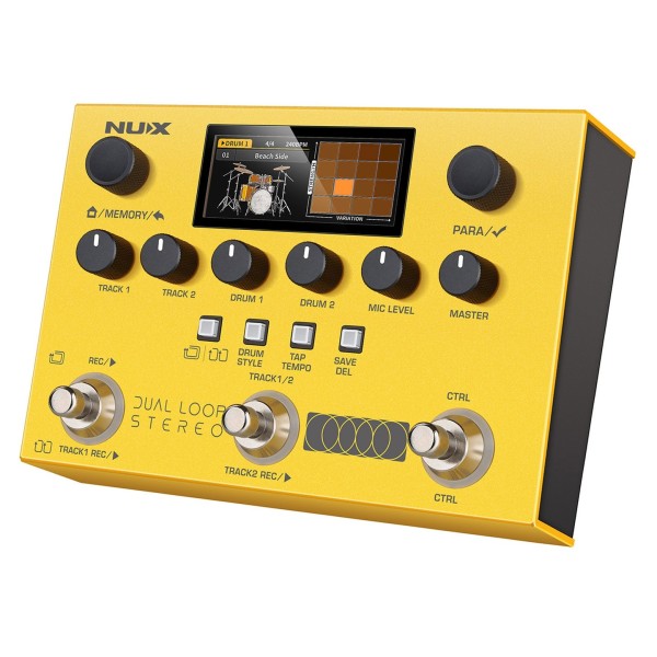 NUX Dual Loop Stereo Pedal, Right Angle