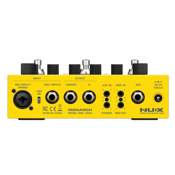 NUX Dual Loop Stereo Pedal, Rear