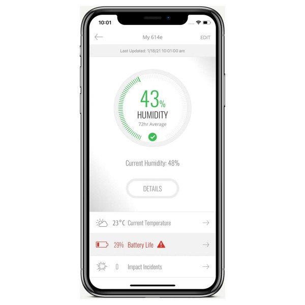 Taylor Sense Smart Battery Box - App Detail