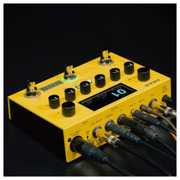 NUX Dual Loop Stereo Pedal, Lifestyle Rear