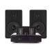 AVCOM Tube Amplifier with Passive Speakers, Black