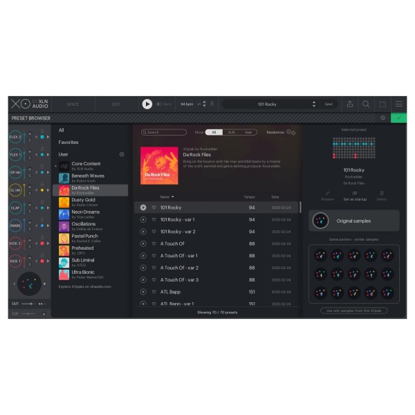 XLN Audio XOpak: Da Rock Files