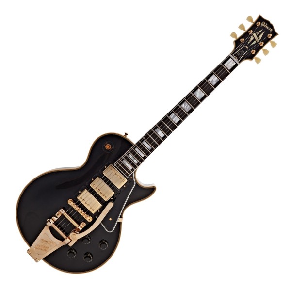 Gibson Custom 1957 Les Paul Custom Reissue 3-Pickup Bigsby VOS, Ebony #751150