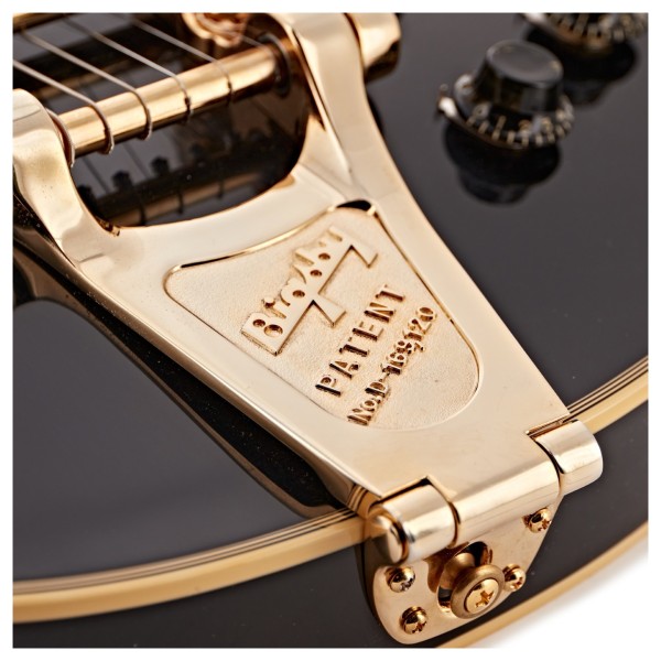 Gibson Custom 1957 Les Paul Custom Reissue 3-Pickup Bigsby VOS, Ebony #751150 - Bigsby