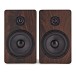 AVCOM Solid State Amplifier with Passive Speakers, Walnut
