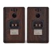 AVCOM Solid State Amplifier with Passive Speakers, Walnut