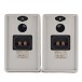 AVCOM Solid State Amplifier with Passive Speakers, White