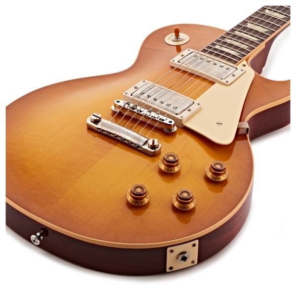 Gibson Custom 1958 Les Paul Standard Reissue VOS, Lemon Burst #841300, Body Close