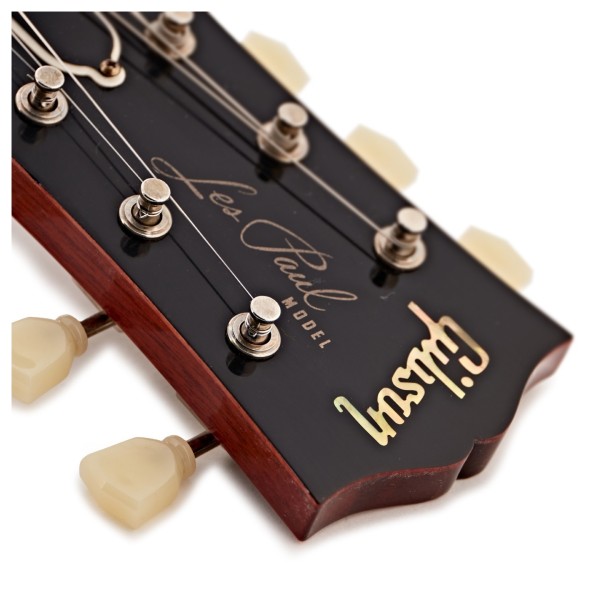 Gibson Custom 1958 Les Paul Standard Reissue VOS, Lemon Burst #841300, Headstock Close