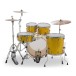 Gretsch Catalina Maple 22'' 5pc With Istanbul Xist Cymbals, Hardware & Throne, Lemon Sparkle
