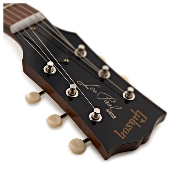 Gibson Custom 1957 Les Paul Junior Single Cut Reissue VOS, Vintage Sunburst #75723 - headstock logo