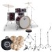 Gretsch Catalina Maple 22'' 5pc With Istanbul Xist Cymbals, Hardware & Throne, Purple Gloss