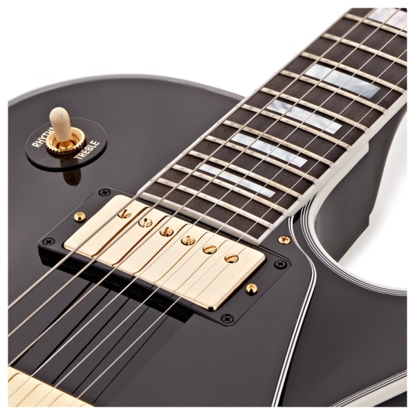 Gibson Custom Les Paul Custom, Ebony #CS404397 - upper bout