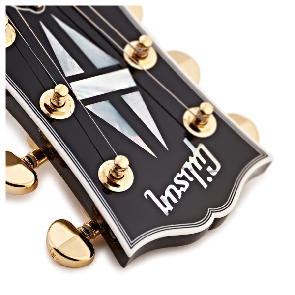 Gibson Custom Les Paul Custom, Ebony #CS404397 - headstock logo