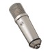Warm Audio WA-87jr Condenser Microphone, Nickel - Angled