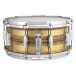 Ludwig 14 x 6.5'' Raw Bronze Striped Snare - Throw-off