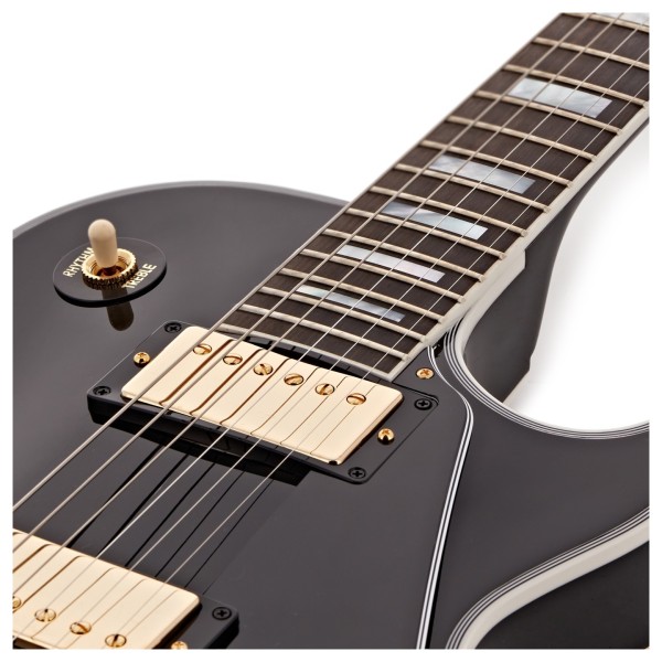 Gibson Custom Les Paul Custom, Ebony #404035 - upper bout