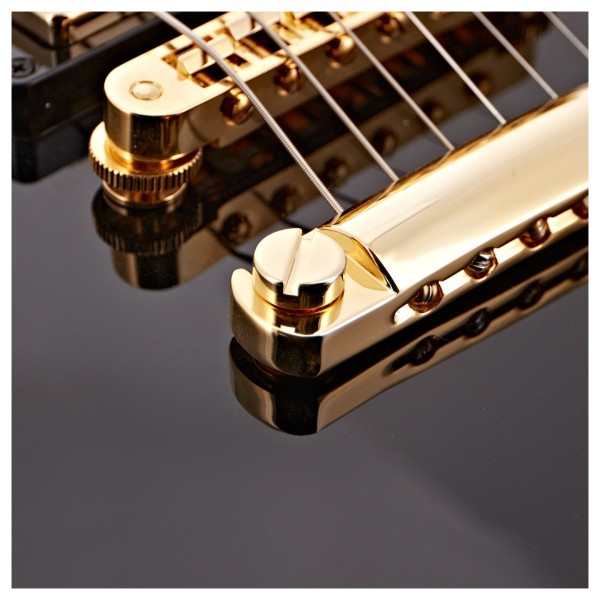 Gibson Custom Les Paul Custom, Ebony #404035 - bridge