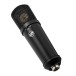 Warm Audio WA-87jr Condenser Microphone, Black - Angled