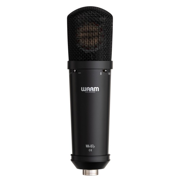 Warm Audio WA-87jr Studio Microphone, Black - Rear