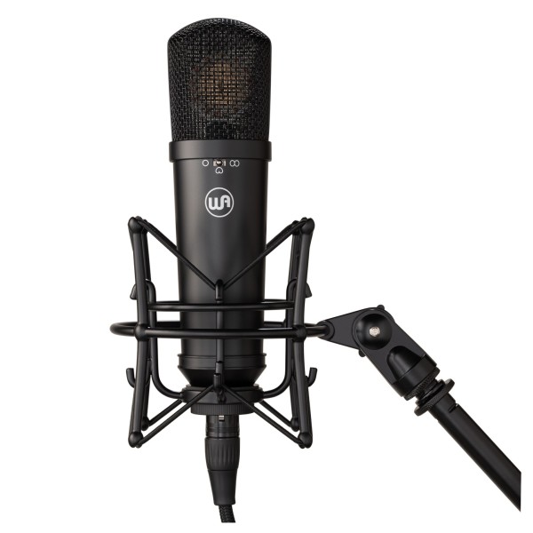WA-87jr Condenser Microphone, Black - Shock Mount