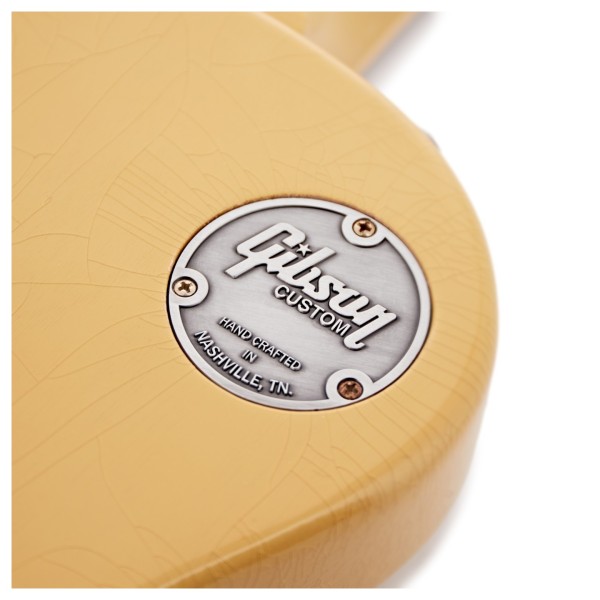 Gibson Custom 1957 Les Paul Special Single Cut Reissue Ultra Light Aged, TV Yellow #742613 - Custom Shop badge