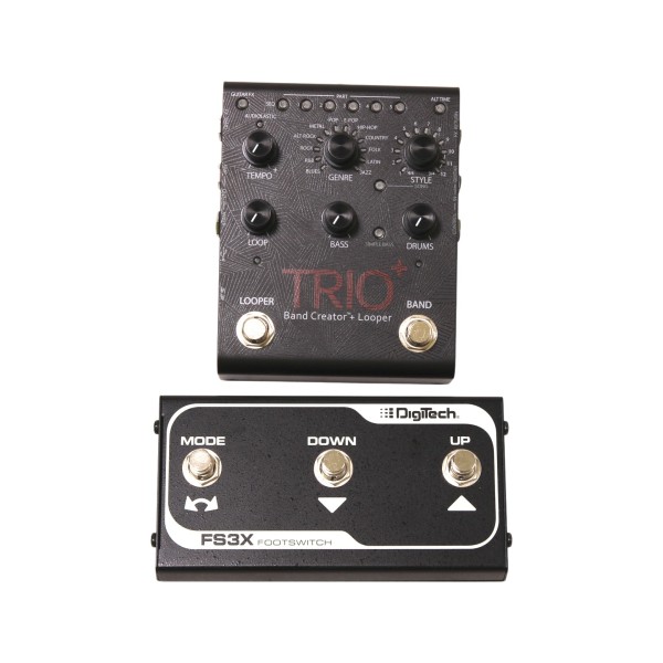 DigiTech TRIO+ Band Creator + FS3X Pedalera - Segunda Mano