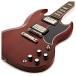 Gibson Custom 1961 Les Paul SG Standard Reissue Stop-Bar VOS, Cherry Red #502001 - lower bout