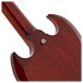 Gibson Custom 1961 Les Paul SG Standard Reissue Stop-Bar VOS, Cherry Red #502001 - neck joint