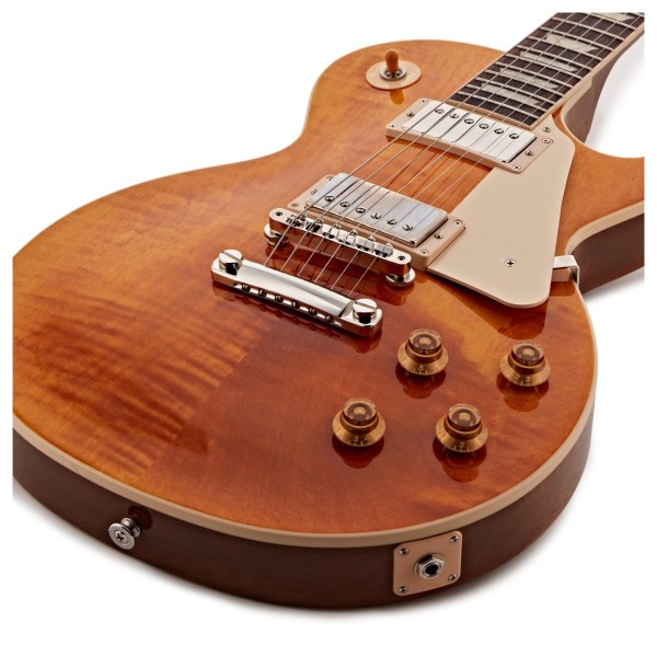 Gibson Les Paul Standard 50s Figured Top, Honey Amber #214350211 - lower bout