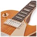 Gibson Les Paul Standard 50s Figured Top, Honey Amber #214350211 - upper bout