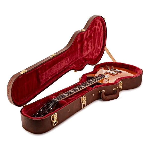 Gibson Les Paul Standard 50s Figured Top, Honey Amber #214350211 - in case