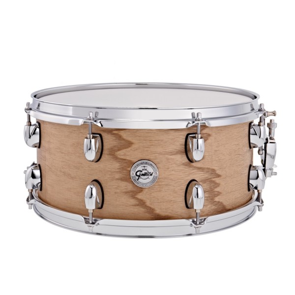 Gretsch 14" x 6.5" Silver Series Snare Drum & Premium Bag, Natural Satin