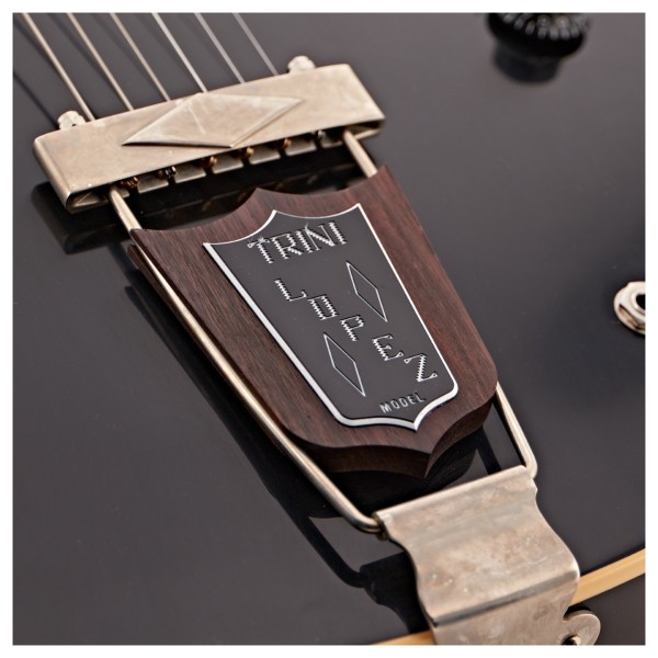 Gibson Custom 1964 Trini Lopez Standard Reissue VOS, Ebony #140435 - bridge