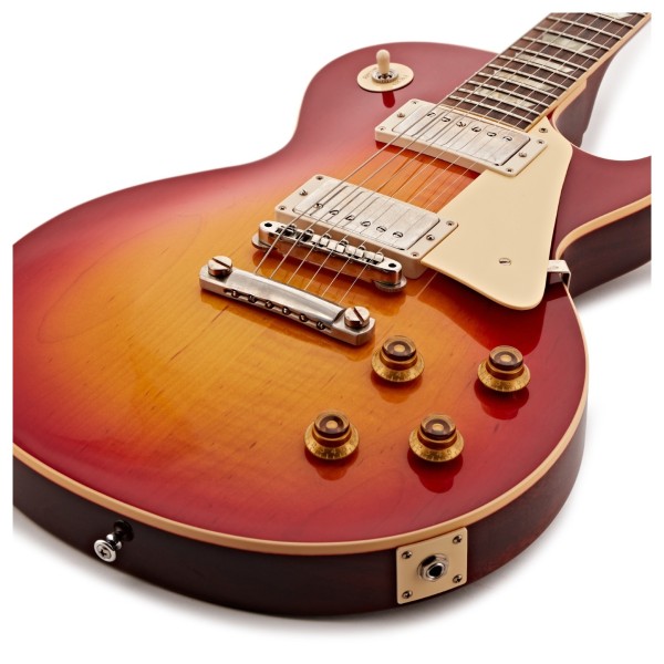 Gibson Custom 1958 Les Paul Standard Reissue VOS, Washed Cherry Sunburst #831065 - lower bout