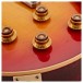 Gibson Custom 1958 Les Paul Standard Reissue VOS, Washed Cherry Sunburst #831065 - controls