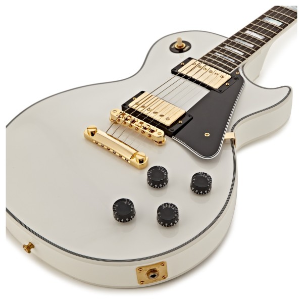 Gibson Custom Les Paul Custom, Alpine White #CS500177 - lower bout