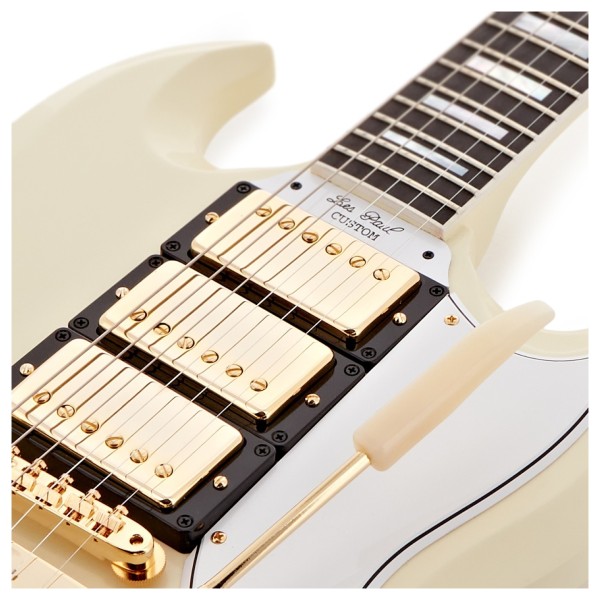 Gibson Custom 1963 Les Paul SG Custom Reissue VOS, Classic White #502433 pickups