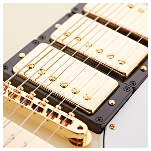Gibson Custom 1963 Les Paul SG Custom Reissue VOS, Classic White #502433 - pickupos close