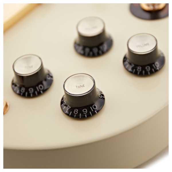 Gibson Custom 1963 Les Paul SG Custom Reissue VOS, Classic White #502433 - controls