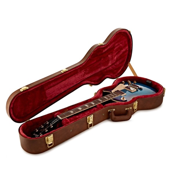 Gibson Les Paul Standard 50s Figured Top, Blueberry Burst #227230386 - in case