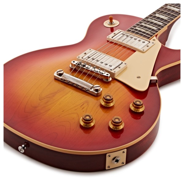 Gibson Custom 1958 Les Paul Standard Reissue VOS, Washed Cherry Sunburst #841940 - lower bout