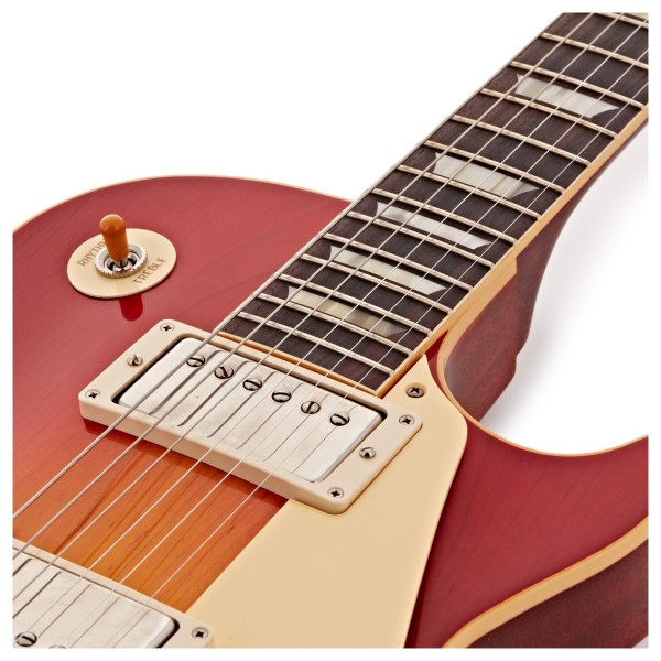 Gibson Custom 1958 Les Paul Standard Reissue VOS, Washed Cherry Sunburst #841940 - upper bout