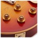 Gibson Custom 1958 Les Paul Standard Reissue VOS, Washed Cherry Sunburst #841940 - controls